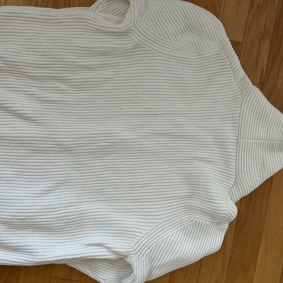 Ribbed Cotton Shawl Collar Cardigan